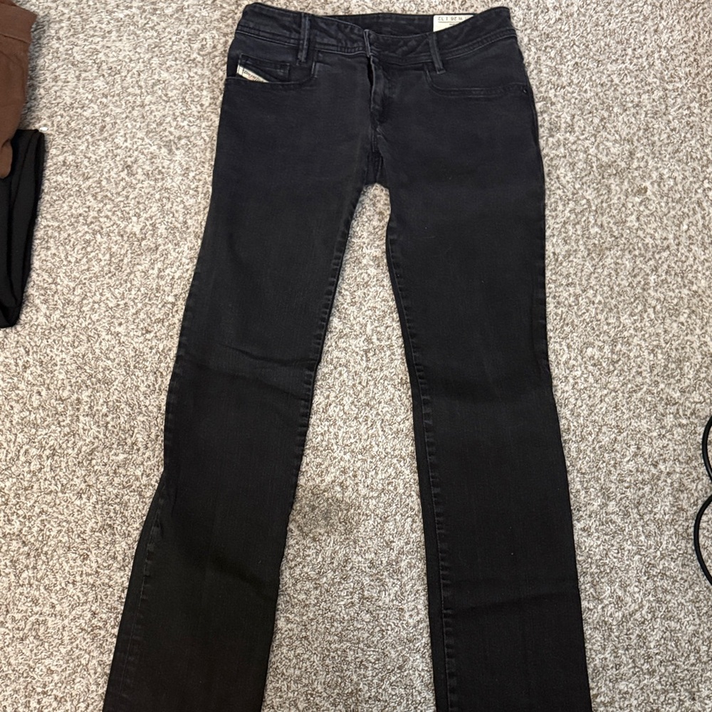 Diesel Women's Black Flare Jeans